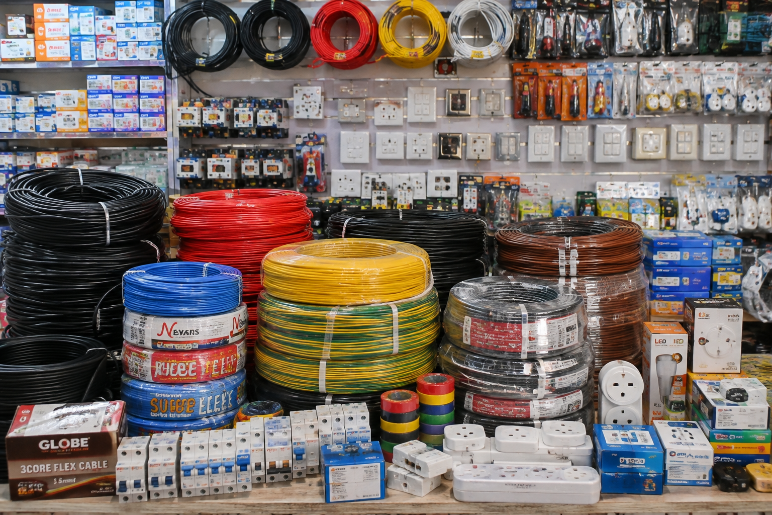 Certified electrical wire coils